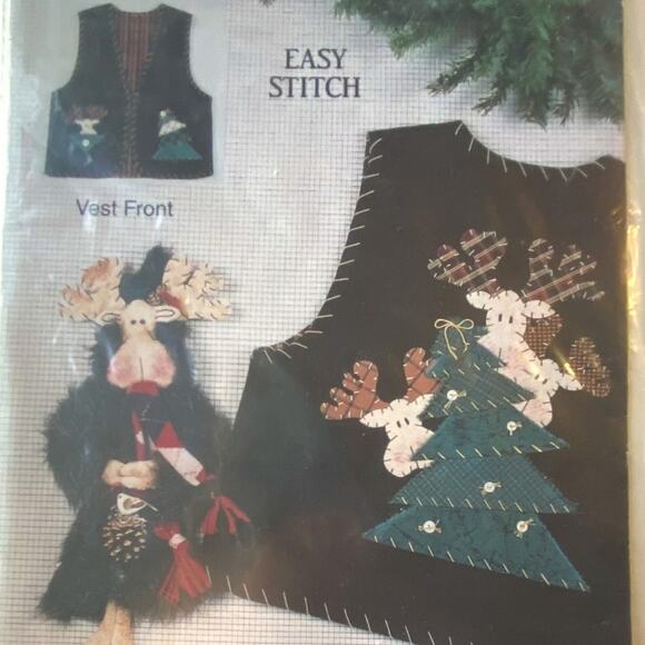 Keeping You In Stitches KS186 Pattern The Elks Club Vest Vintage Wearable Art - Picture 1 of 6